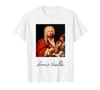 Antonio Vivaldi - Compositor Firma Clásica Music Classic Camiseta