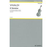 Antonio vivaldi - six cello sonatas - 6 sonates pour violoncelle - violoncelle et piano