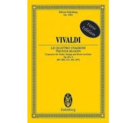 Antonio Vivaldi Violin Concerto Op.8 No.1-4 'The Four Seasons' (Tapa blanda)