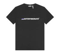 Antony Morato Camiseta Hombre Regular Fit de algodón con Logotipo en el Pecho (M, Negro)