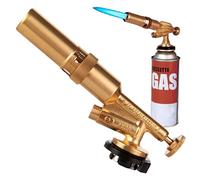 antorcha de cocina | Potente soplete de cocción con bloqueo y llama ajustable - Encendedor de antorcha de llama ajustable profesional para fuego campamento cocina