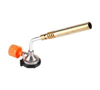 Antorcha de gas, BiuZi 1Pc Acero inoxidable y cobre y ABS Quemador de llama Quemador de gas butano Antorcha Encendido manual Camping Soldadura Barbacoa