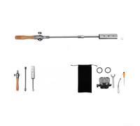 Antorcha de parrilla inalámbrica de 47000 BTU - Encendedor de carbón para fogata, barbacoa y cuenco de fuego- Antorcha de butano para estufa, madera, cocina al aire libre (diamante)