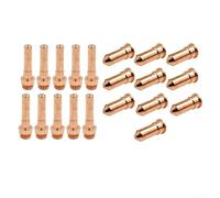 Antorcha de plasma CB70 - Juego de electrodos y boquillas 70A - 10 electrodos + 10 puntas para Eastwood para máquinas de corte compatibles con Versa Cut 60A