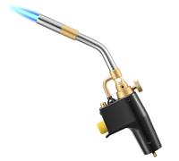 Antorcha de propano MAPP, Antorcha de Gas con Intensidad de Llama Ajustable, Soldadura a Gas para Plomería, Soldadura, Quemador de Malezas, Soldadura de Techos, Parrillas y Encendido