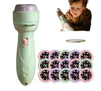 Antorcha de Proyección | Linterna De Cuero Para Niños | 120 Patrones De Luz De Dibujos Animados | Educativo Aumenta La Creatividad La Imaginación Para Dormir Cuentos Cuenta Nocturna Exploración