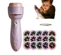 Antorcha de Proyección | Linterna De Cuero Para Niños | 120 Patrones De Luz De Dibujos Animados | Educativo Aumenta La Creatividad La Imaginación Para Dormir Cuentos Cuenta Nocturna Exploración