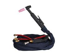 Antorcha de Soldadura Antorcha Soplete Pistola Herramienta con Cuerpo Angulado y Flexible Aislada Conectada por Líneas Codificadas Adecuada, 10 Metros