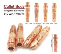 Antorcha de soldadura de argón TIG WP18 WP17 WP26 Consumible Electrodo de tungsteno Cuerpo de pinza SR17 SR18 SR26 10N31 10N32 Portapinzas(4PCS,10N30 1.0mm 0.04in)
