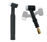 Antorcha de soldadura TIG WP 17F17FV con cabezal flexible y función de refrigeración por aire, compatible con y serie WP (WP-17F)