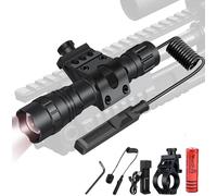 Antorcha LED de luz infrarroja con IR de 940 NM, Linterna Recargable de visión Nocturna con Montaje Compensado, Interruptor de presión Remoto, antorcha para Caza de Cerdo depredador