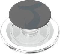 Antracita Aleta de Ballena Orcas Rescate Orca Mar Animal Ballena PopSockets PopGrip para MagSafe
