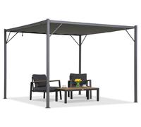 Antracita Málaga 3x3m Garden Point pérgola terraza