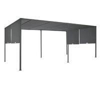 Antracita Sevilla 3x6m patio pérgola con mosquitera Garden Point