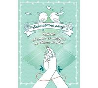 Antracita Tarjeta boda pajaritos manos entrelazadas 15x23cm - sobre monedero regalo enlace