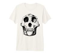 Antropólogo cráneo neandertal Camiseta Premium