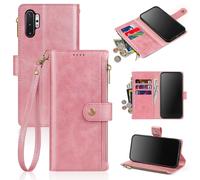 Antsturdy Compatible con Samsung Galaxy Note 10+ Plus Case Willet With Card Sporter For Women Men Case de telfono Bloqueo Rfid PU PU Flip Cover With