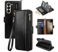 Antsturdy compatible con Samsung Galaxy Z Fold 5 Case Wallet Women With? Caso de telfono con soporte para tarjetas correa PU cuero rfid Bloqueo Flip