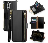 Antsturdy para Samsung Galaxy S23 Fe 5G Case de billetera con soporte para tarjetas Menores Galaxy S23 Fe Case de telfono Rfid Bloqueo de PU Cuero F