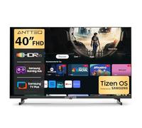 Antteq Smart TV de 40 pulgadas, Tizen OS FHD HDR10 Dolby Audio Televisión con Netflix Disney+ Gaming Hub Samsung Plus, televisor pequeño para dormitorio o cocina
