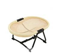 ANTTK - Cama plegable para gatos y perros, cuna elevada con marco de metal para mascotas con tela transpirable, uso en interiores, para perros pequeños y gatos, incluyendo pelo corto británico y trapo