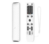 Anttory - Carcasa de silicona suave para mando a distancia, textura antideslizante, para Homatics Box R 4K, color blanco
