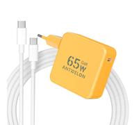 ANTWELON 65W USB C Cargador Carga Rápida PD3.0 PPS Adaptador Portátil GAN para MacBook Pro/Air, iPhone 17/16/Pro, iPad, Galaxy S26/S25/S24, Lenovo, DELL, Ordenadores portátiles, tabletas