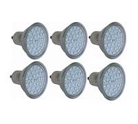 ANTYX Bajo Voltaje 12v gu10 Bombilla LED 24V, Ideal for su Uso en la iluminación de Pistas y en Accesorios de luz al Aire Libre AC/DC 12-60V, Paquete de 6 (Color : Green)