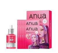 Anua Niacinamide & TXA Balancing Skincare Set - Niacinamide Facial Serum (30ml) & Serum Sheet Mask (10 Sheets) for Uneven Skin Tone & Rough Texture, Radiance-Boosting Korean Beauty Duo