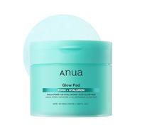 Anua PDRN - Almohadilla brillante de ácido hialurónico 100, cuidado facial coreano que brilla intensamente para el cuidado diario de la piel y la preparación de maquillaje, almohadilla tonerpad de