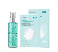 Anua PDRN Collagen Plumping & Firming Care Set | PDRN Salmon DNA Glow Serum Spray, Collagen Patch Neck & Facial Fine Line, Face Mist, Perfect Home Care, Korean Skincare Set