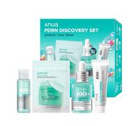 Anua PDRN Discovery Kit - Full routine Glow boosting Mini Skincare Kit with Toner, Toner pads, Serum, Cream, Plump Hydration & Glass Skin, Travel-Size Korean Skincare Set