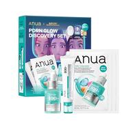 Anua PDRN Glow Discovery Set for Face, sérum, crema y mascarilla con PDRN, adn de salmón, edición K-pop Demon Hunters, + PVC pouch + photocard + sticker, kit de skincare coreano