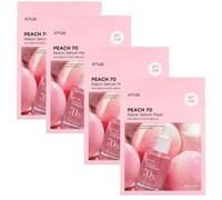 Anua Peach 70 Niacin Serum Mask - 4 Pieces