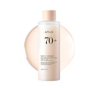 ANUA Rice 70 Glow Milky Toner, para una piel vidriosa e iluminadora, agua de arroz, niacinamida, ceramida, pantenol, no comodogénico, seguro para el acné fúngico, 250 ml/8,45 fl.oz.