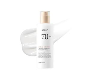 Anua Rice 70 Intensive Moisturizing Milk, loción de hidratación profunda y nutritiva, para una piel radiante, agua de arroz, niacinamida, ceramidas, textura ligera, skincare coreano, 150ml