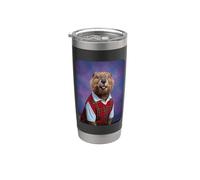 Anuario de Beaver Ugly Nerd Vaso térmico de acero inoxidable de doble pared