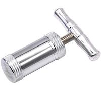 ANUBE T Press Tool 3.5 pulgadas Press Polen T Shape Tool Heavy Duty Durable Hierba Metal Cilindro