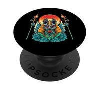 Anubis - Ancient Egyptian God Of The Dead - Egipto Anpu Jackal PopSockets PopGrip Adhesivo