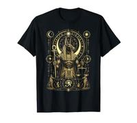 Anu eidad Egipcia con Escalas Antigua Mitología Arte Camiseta gráfica económica