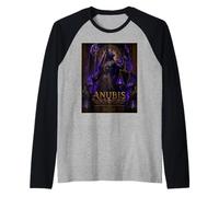 Anu gipcio Deidad Gótico Sagrado Equilibrio Icono Arte Sagrado Camiseta Manga Raglan