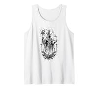 Anu quilibrio Celestial Escarabajo Sagrado Arte Mítico Camiseta sin Mangas