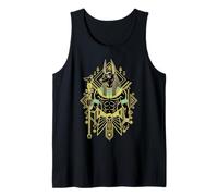 Anubis Faraón Dios Rey de Egipto Patrón Geométrico Gráfico Camiseta sin Mangas