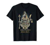 Anubis God King Faraón del Antiguo Egipto Diseño Gráfico Camiseta