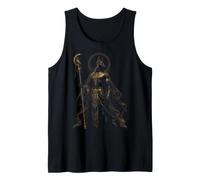 Anu uardián Egipcio Deidad Sagrada Icono Arte Camiseta sin Mangas