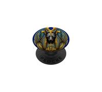 Anubis Jackal God Ankh Arte del Mito Egipcio Antiguo PopSockets PopGrip Adhesivo