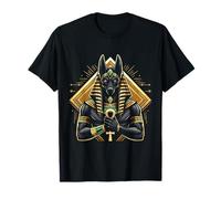 Anubis Jeroglíficos del Antiguo Egipto Faraón Egipto Camiseta
