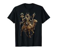 Anubis Montando Camello Antiguo Egipto Mitología Egiptología Camiseta