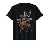 Anubis Montando Camello Antiguo Egipto Mitología Egiptología Camiseta
