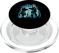 Anubis y Bastet Antiguo Dios Egipcio de la Vida más allá PopSockets PopGrip para MagSafe